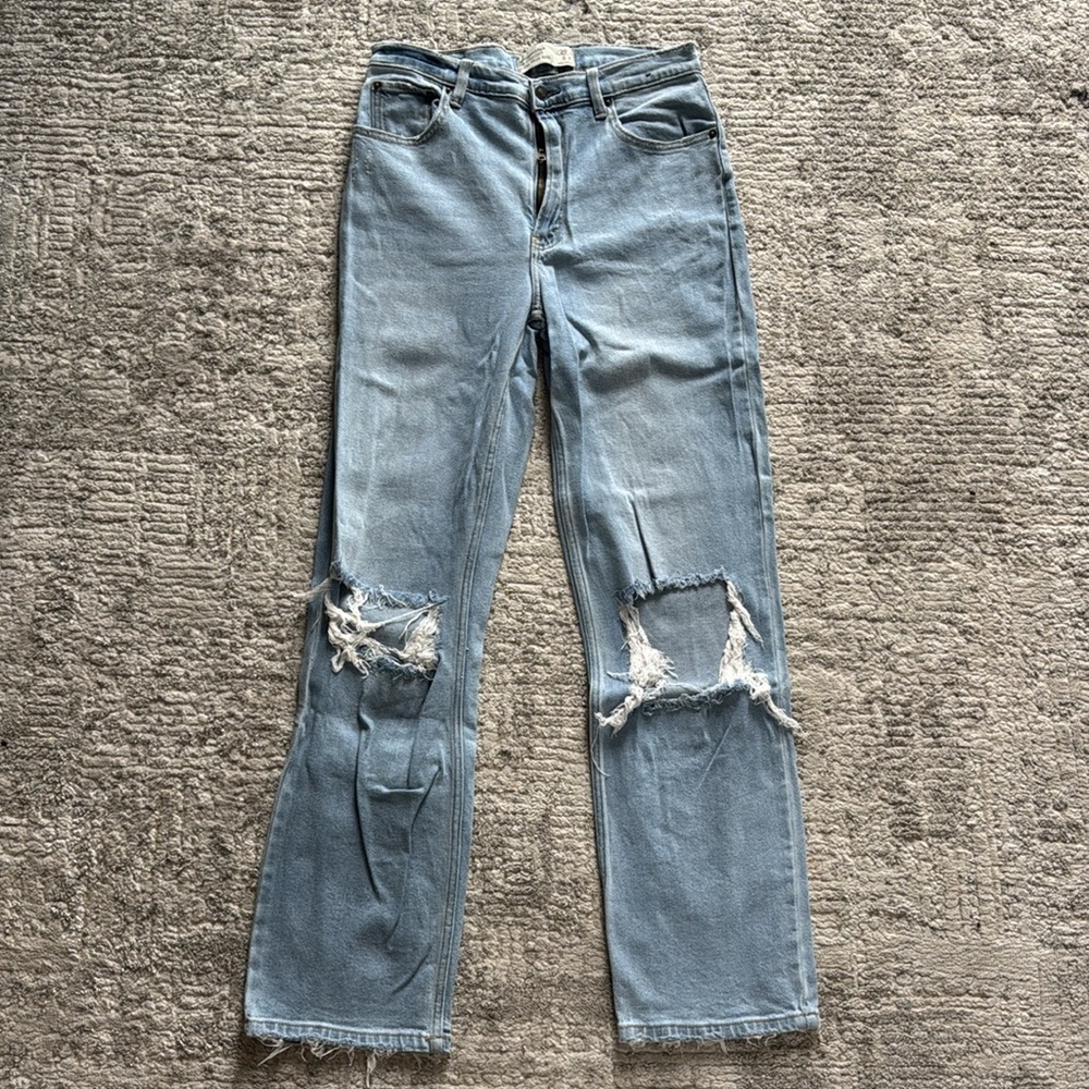 Abercrombie 90s Straight Ultra High Rise